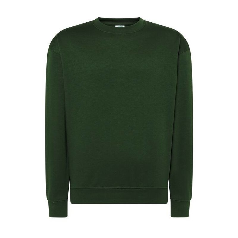 Sweat unisexe col rond, intérieur gratté, en polyester et coton, 290 g/m²