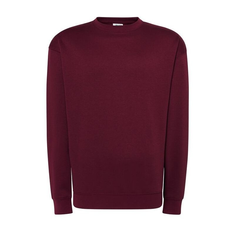 Sweat unisexe col rond, intérieur gratté, en polyester et coton, 290 g/m²