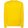 Sweat unisexe col rond, intérieur gratté, en polyester et coton, 290 g/m²