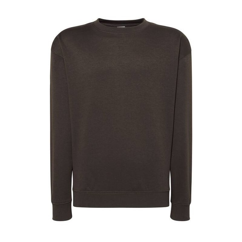 Sweat unisexe col rond, intérieur gratté, en polyester et coton, 290 g/m²