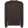 Sweat unisexe col rond, intérieur gratté, en polyester et coton, 290 g/m²