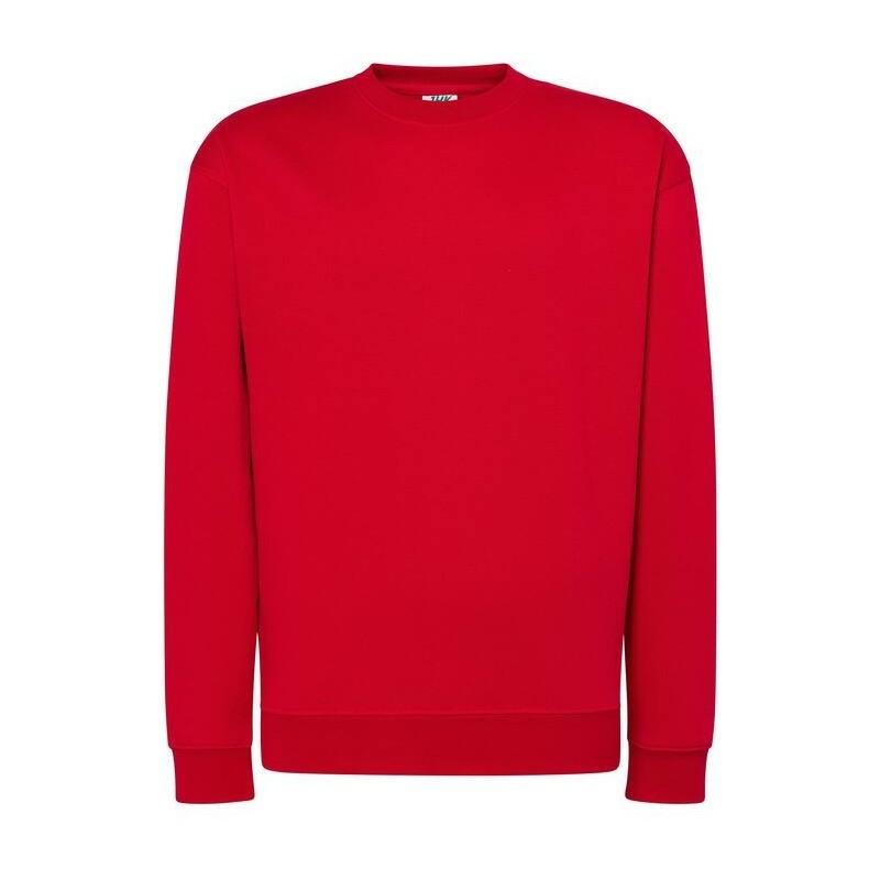 Sweat unisexe col rond, intérieur gratté, en polyester et coton, 290 g/m²