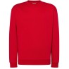 Sweat unisexe col rond, intérieur gratté, en polyester et coton, 290 g/m²