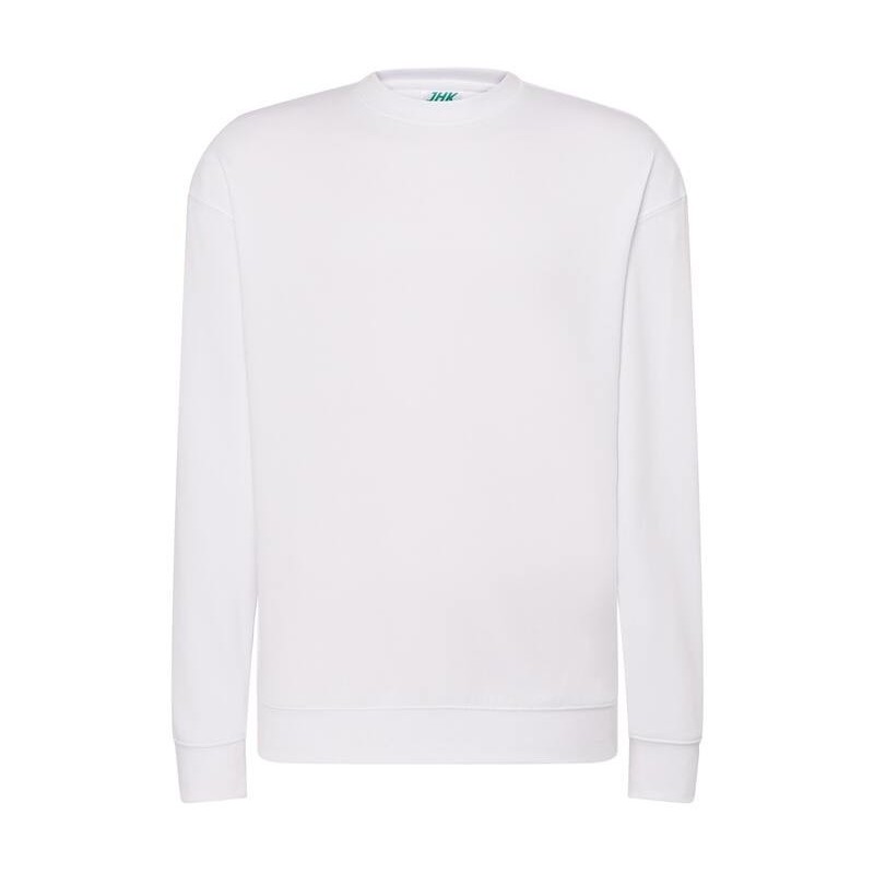 Sweat unisexe col rond, intérieur gratté, en polyester et coton, 290 g/m²