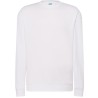 Sweat set in col rond double piqûre et bords côtes en polycoton, 275 g/m²