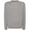 Sweat set in col rond double piqûre et bords côtes en polycoton, 275 g/m²