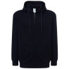 Sweat capuche zippé unisexe, cordon de serrage ton sur ton, 290 g/m²