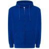 Sweat capuche zippé unisexe, cordon de serrage ton sur ton, 290 g/m²