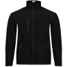 Veste softshell homme zippée 3 couches, doublure polaire avec stoppers, 300 g/m²