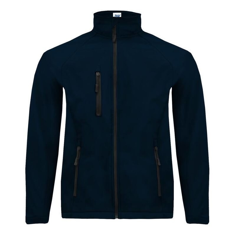 Veste softshell homme zippée 3 couches, doublure polaire avec stoppers, 300 g/m²