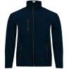 Veste softshell homme zippée 3 couches, doublure polaire avec stoppers, 300 g/m²
