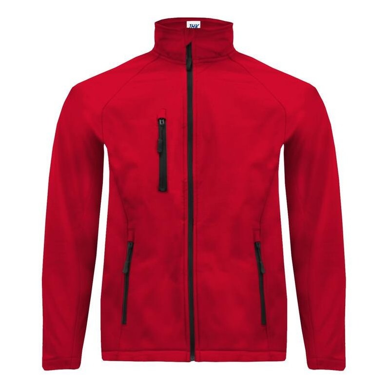 Veste softshell homme zippée 3 couches, doublure polaire avec stoppers, 300 g/m²