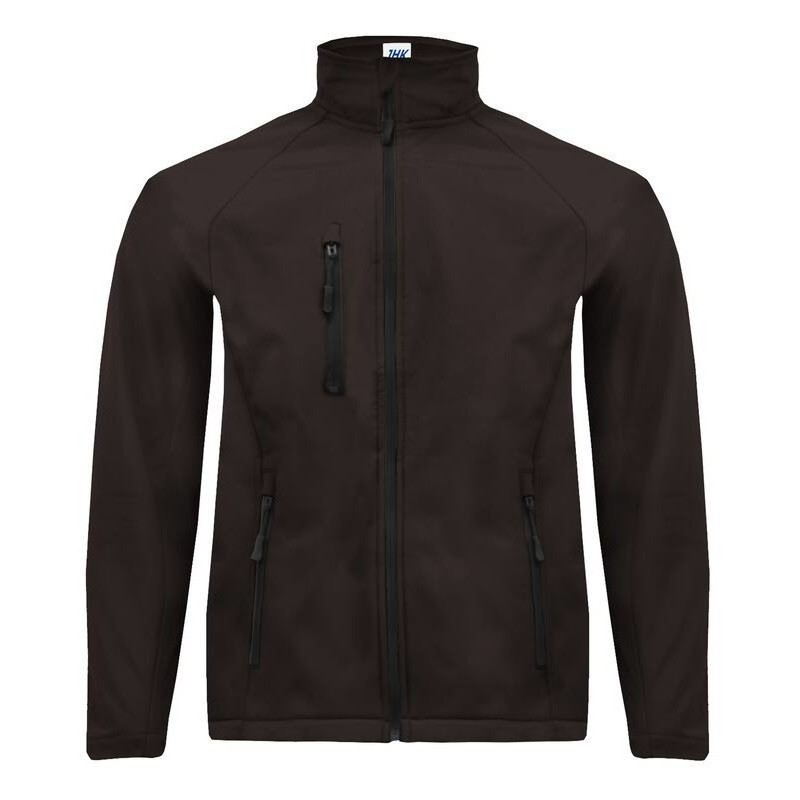 Veste softshell homme zippée 3 couches, doublure polaire avec stoppers, 300 g/m²