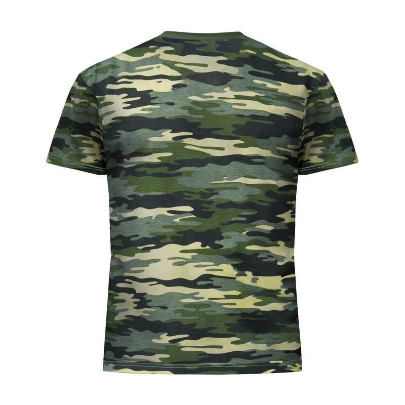 Tee-shirt col rond coupe droite manches courtes en coton pré-rétréci, 155 g/m²
