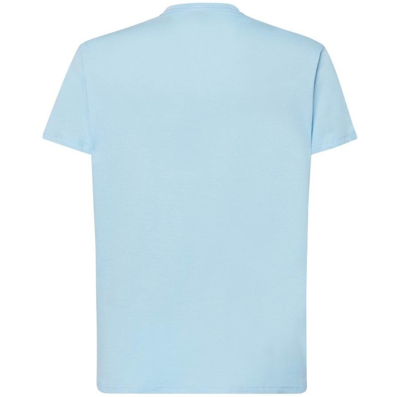 Tee-shirt col rond coupe droite manches courtes en coton pré-rétréci, 155 g/m²