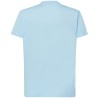 Tee-shirt col rond coupe droite manches courtes en coton pré-rétréci, 155 g/m²