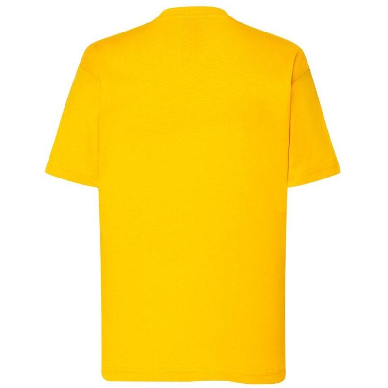T-shirt enfant col rond coupe droite manches courtes en coton pré-rétréci, 155 g/m²