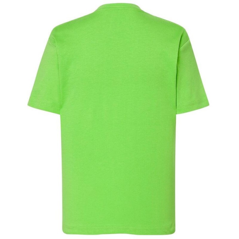 T-shirt enfant col rond coupe droite manches courtes en coton pré-rétréci, 155 g/m²