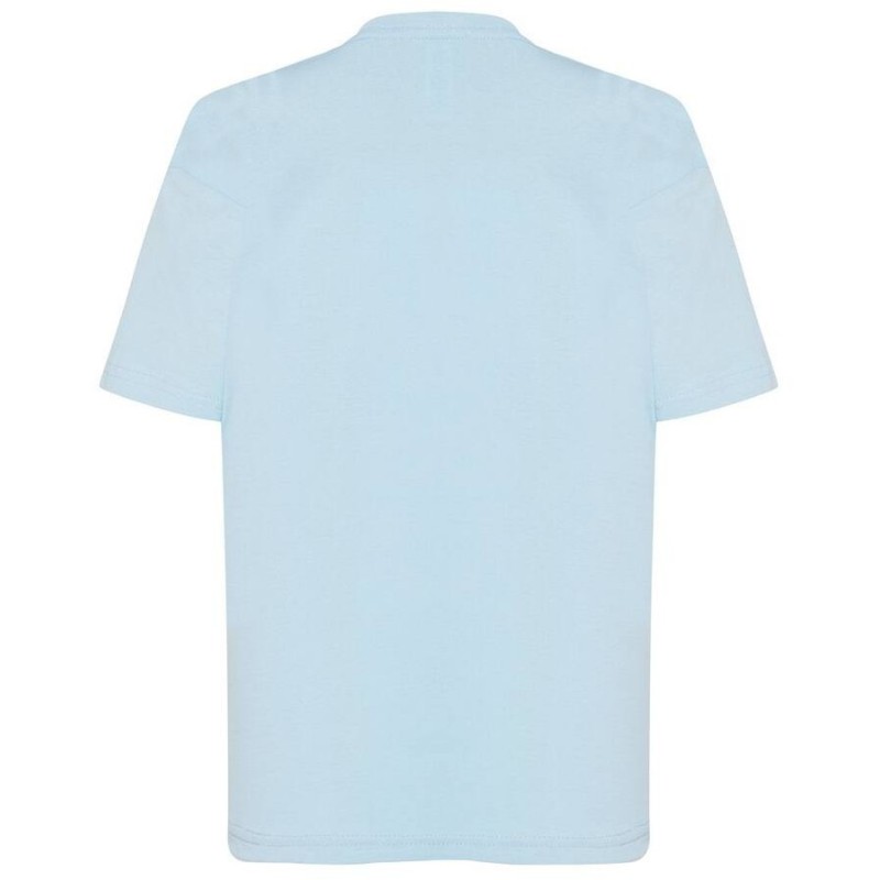 T-shirt enfant col rond coupe droite manches courtes en coton pré-rétréci, 155 g/m²