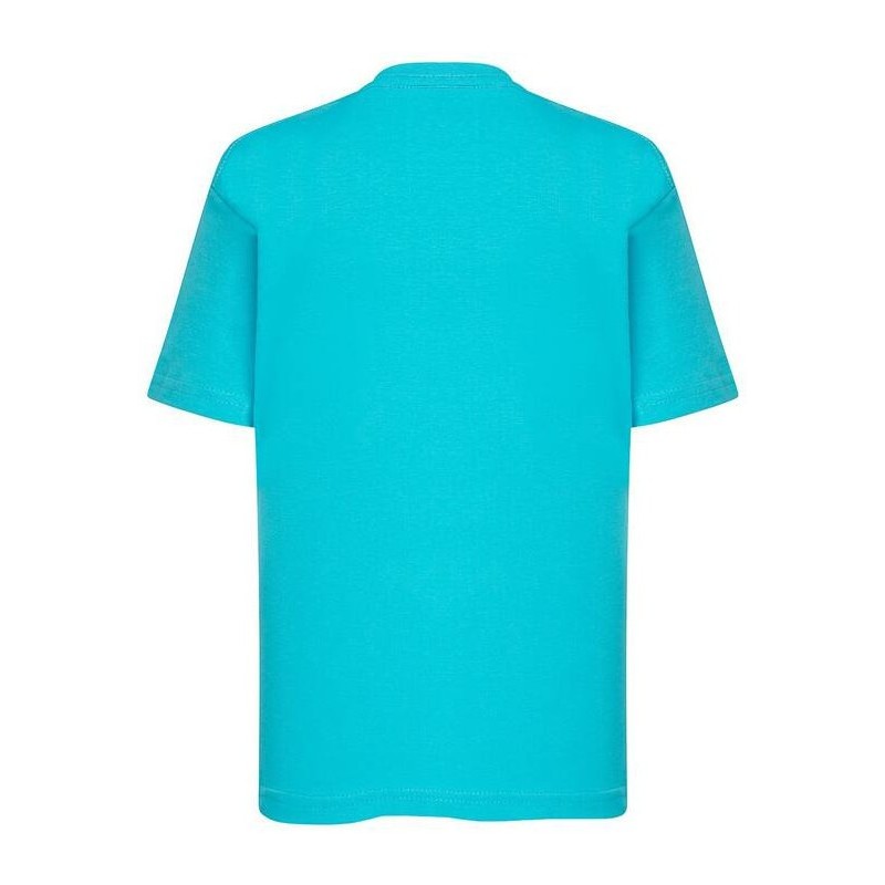T-shirt enfant col rond coupe droite manches courtes en coton pré-rétréci, 155 g/m²