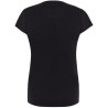 T-shirt femme col rond coupe droite manches courtes en coton pré-rétréci, 155 g/m²