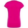 T-shirt femme col rond coupe droite manches courtes en coton pré-rétréci, 155 g/m²