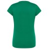 T-shirt femme col rond coupe droite manches courtes en coton pré-rétréci, 155 g/m²