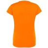 T-shirt femme col rond coupe droite manches courtes en coton pré-rétréci, 155 g/m²