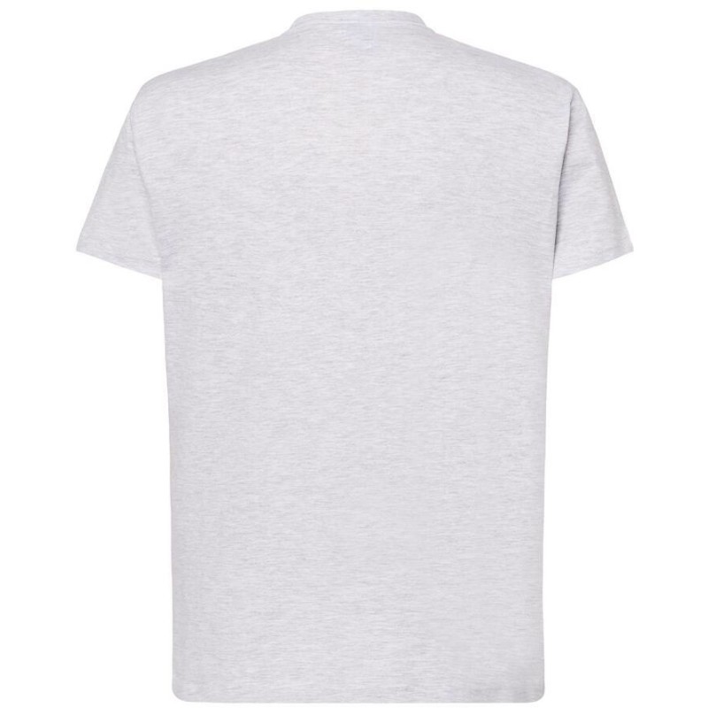 Tee-shirt col rond coupe droite manches courtes en coton ringspun, 190 g/m²
