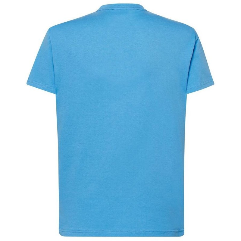 Tee-shirt col rond coupe droite manches courtes en coton ringspun, 190 g/m²