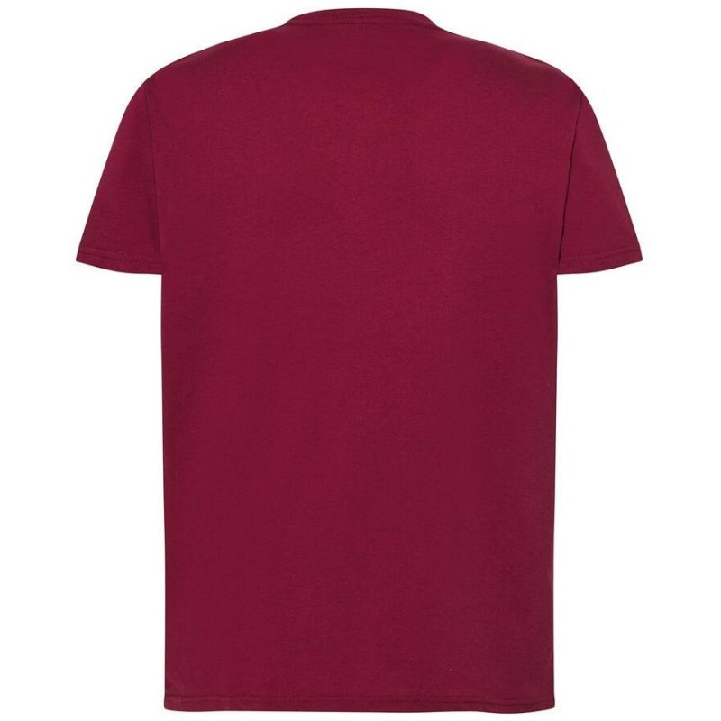 Tee-shirt col rond coupe droite manches courtes en coton ringspun, 190 g/m²