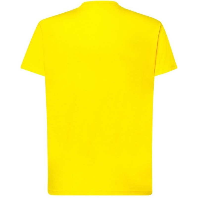 Tee-shirt col rond coupe droite manches courtes en coton ringspun, 190 g/m²