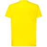 Tee-shirt col rond coupe droite manches courtes en coton ringspun, 190 g/m²