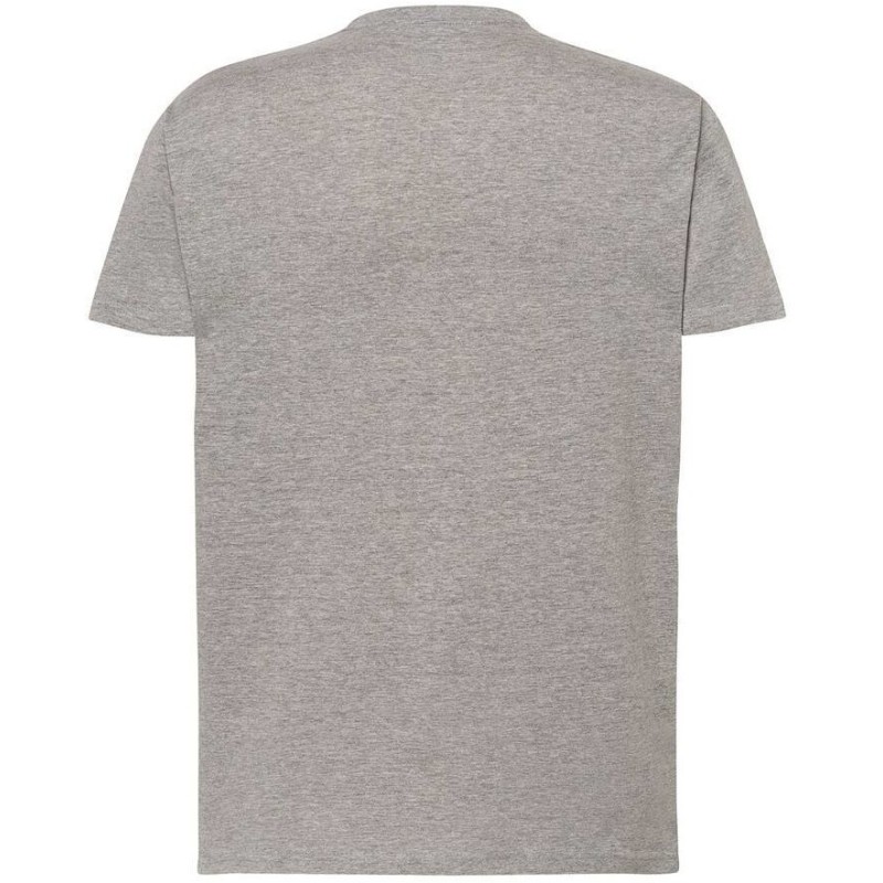 Tee-shirt col rond coupe droite manches courtes en coton ringspun, 190 g/m²