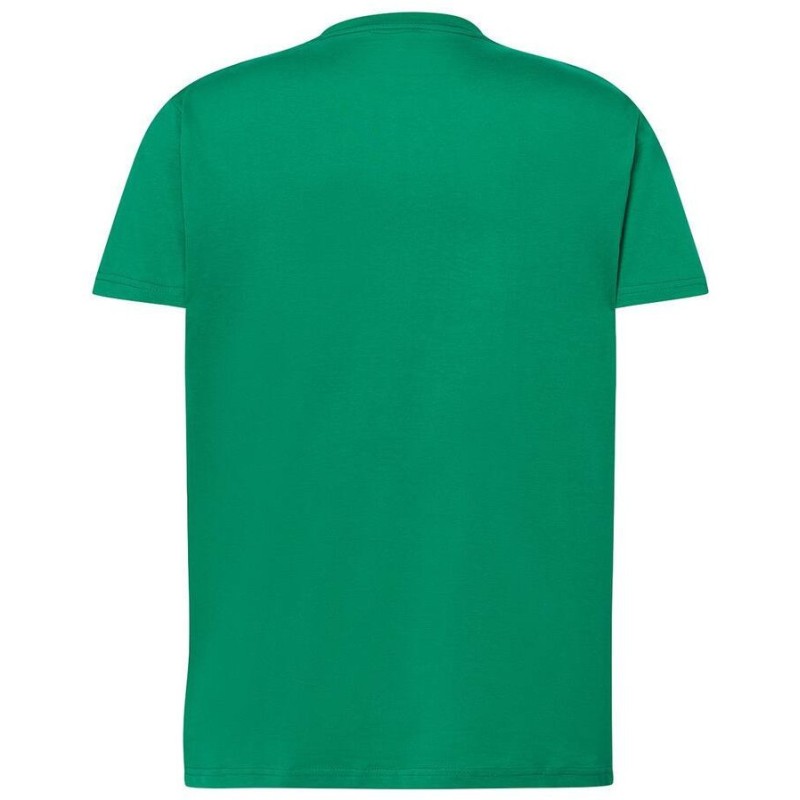 Tee-shirt col rond coupe droite manches courtes en coton ringspun, 190 g/m²
