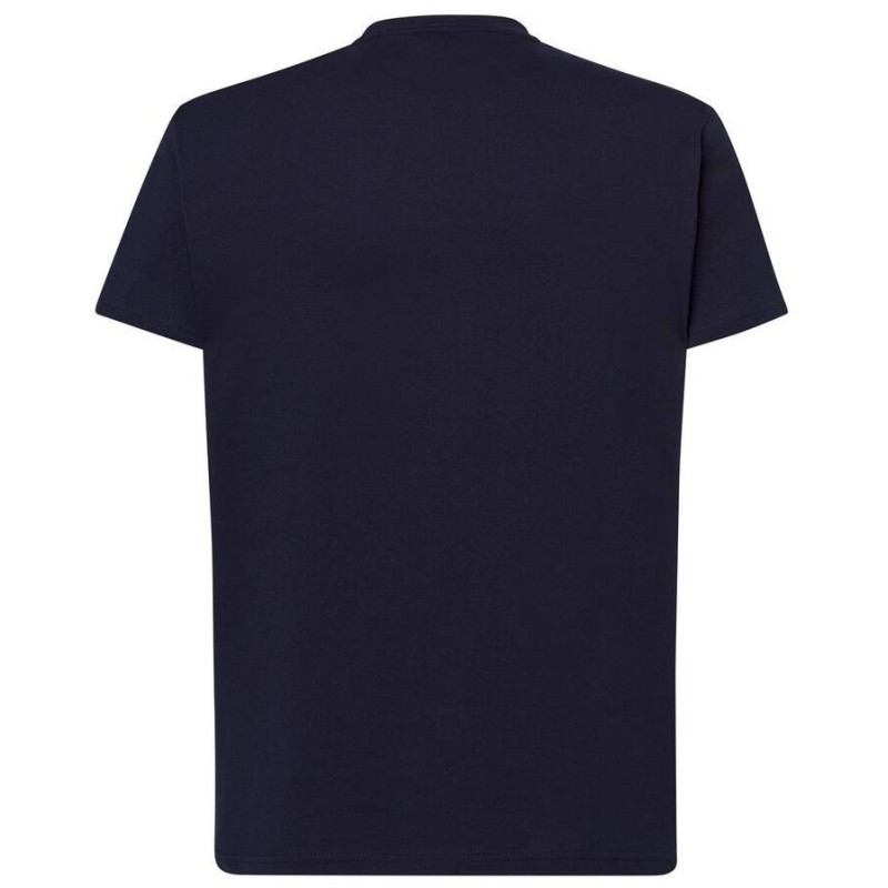 Tee-shirt col rond coupe droite manches courtes en coton ringspun, 190 g/m²