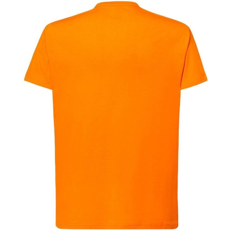 Tee-shirt col rond coupe droite manches courtes en coton ringspun, 190 g/m²