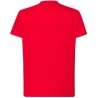 Tee-shirt col rond coupe droite manches courtes en coton ringspun, 190 g/m²
