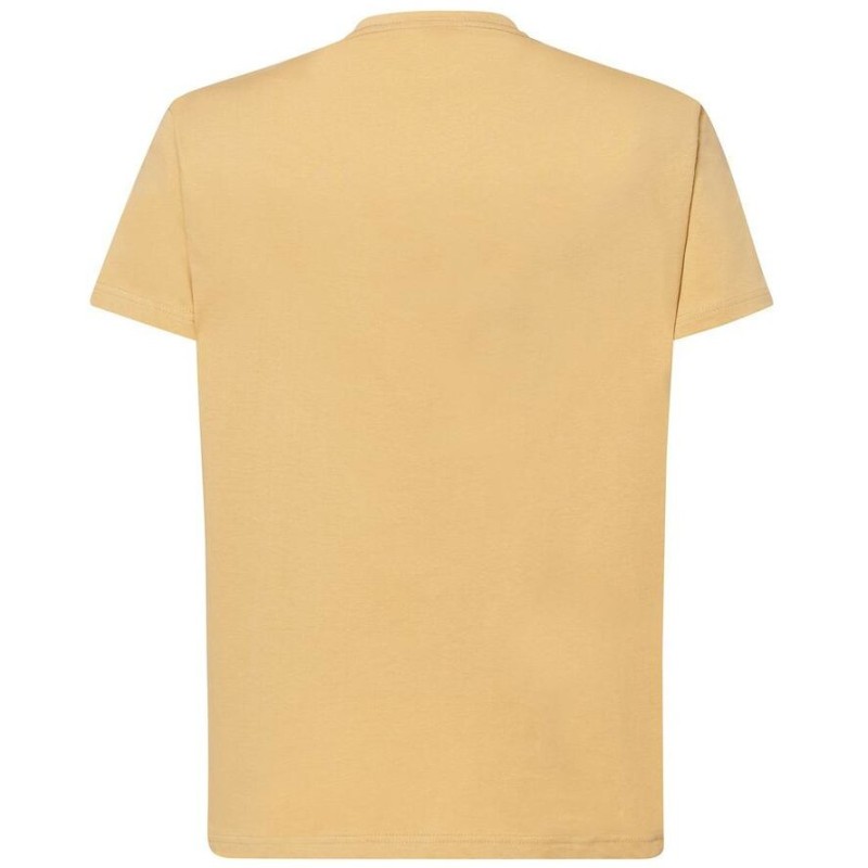 Tee-shirt col rond coupe droite manches courtes en coton ringspun, 190 g/m²