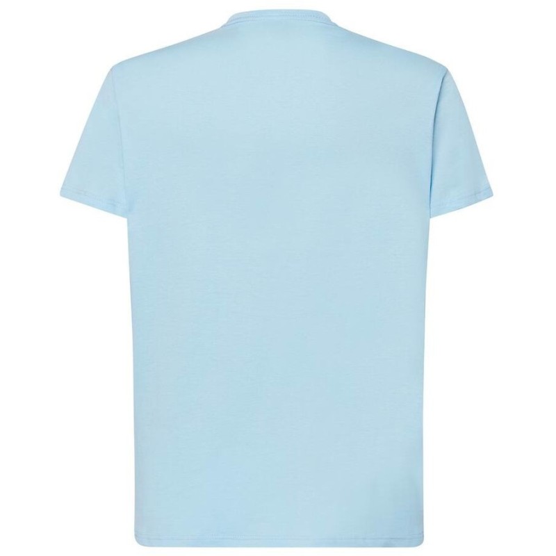 Tee-shirt col rond coupe droite manches courtes en coton ringspun, 190 g/m²