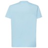 Tee-shirt col rond coupe droite manches courtes en coton ringspun, 190 g/m²