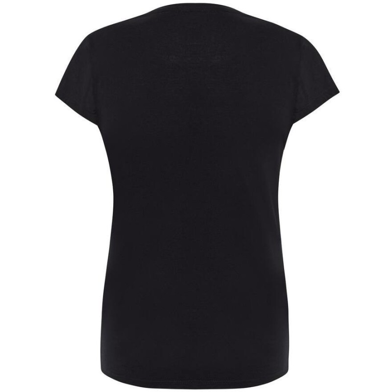 T-shirt femme col rond coupe cintrée manches courtes en coton ringspun, 170 g/m²