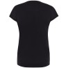 T-shirt femme col rond coupe cintrée manches courtes en coton ringspun, 170 g/m²