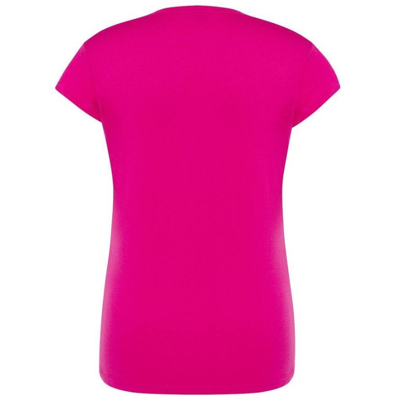 T-shirt femme col rond coupe cintrée manches courtes en coton ringspun, 170 g/m²