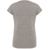 T-shirt femme col rond coupe cintrée manches courtes en coton ringspun, 170 g/m²