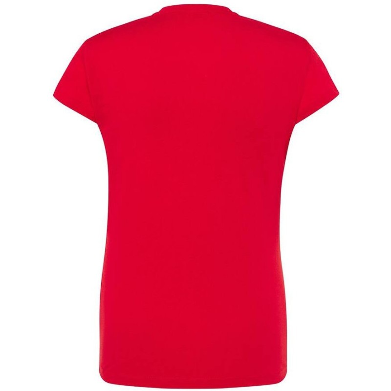 T-shirt femme col rond coupe cintrée manches courtes en coton ringspun, 170 g/m²