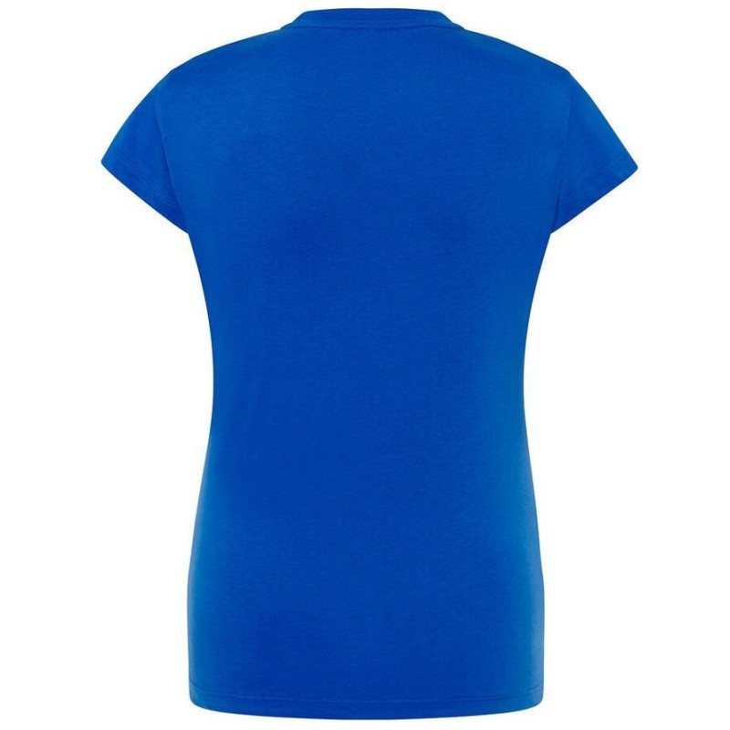 T-shirt femme col rond coupe cintrée manches courtes en coton ringspun, 170 g/m²