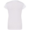T-shirt femme col rond coupe cintrée manches courtes en coton ringspun, 170 g/m²