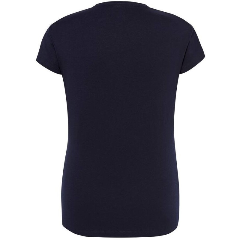 T-shirt femme col rond coupe cintrée manches courtes en coton ringspun, 170 g/m²