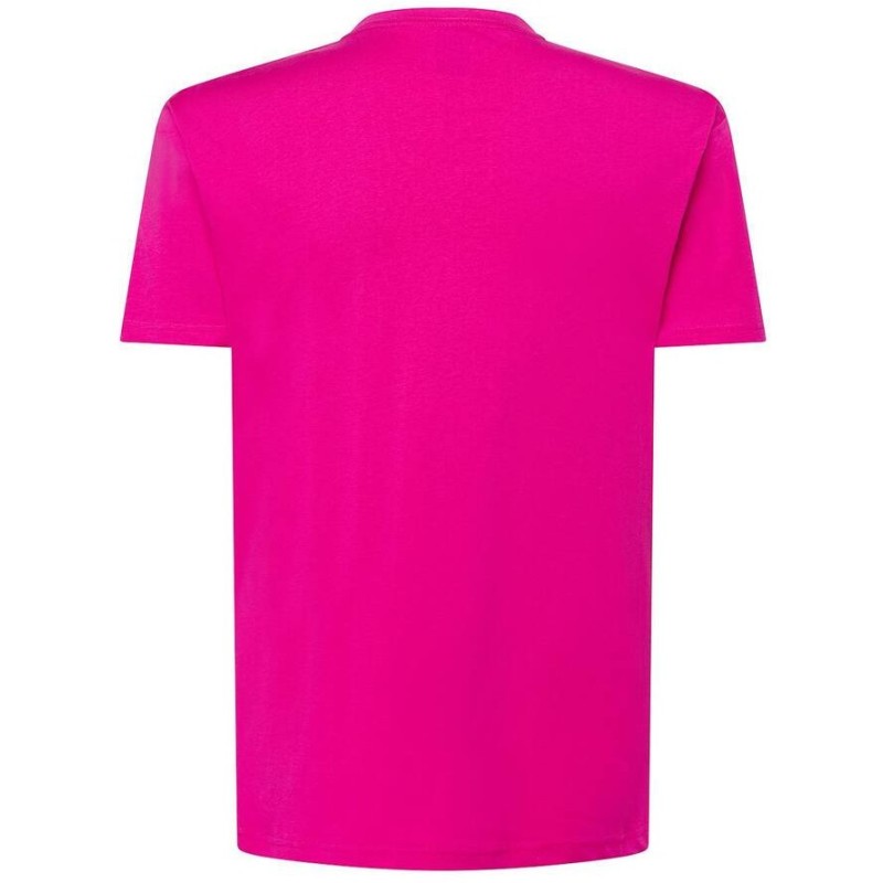 T-shirt col V manches courtes en coton doux lavé aux enzymes, 160 g/m²